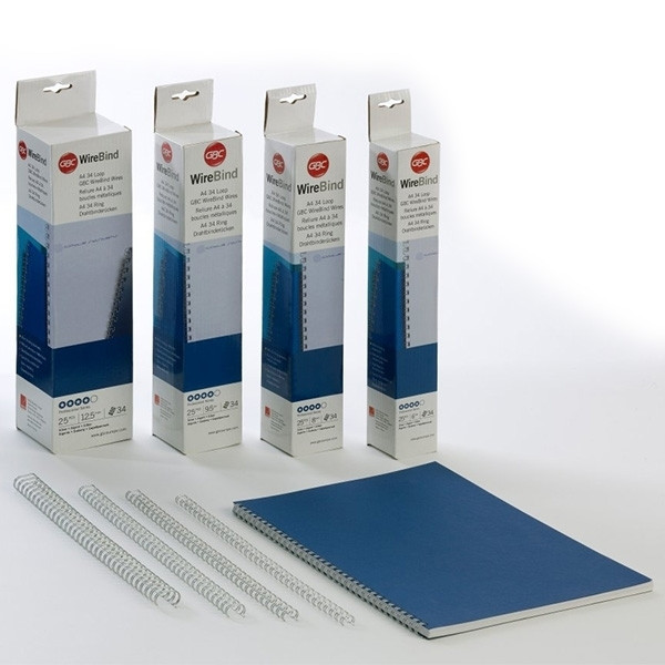 GBC 4400695 espiral metalica | 6 mm | plateado | 25 unidades 207696 - 1