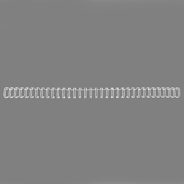 GBC 4790 espiral metalica | 5 mm | blanco | 100 unidades. 207240 - 1