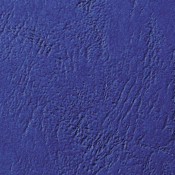 GBC CE040029 LeatherGrain Tapas de encuadernacion | 250 gr | azul | textura de piel | 100 unidades 207412 - 1