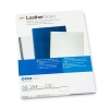 GBC CR1400 LeatherGrain Tapas de encuadernacion | transparente/blanco | A4 | 2 x 25 unidades 207812 - 1