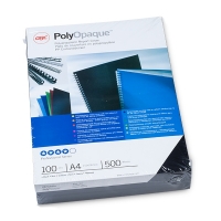 GBC ESP425504 PolyClearView Tapas de encuadernacion | 500 micras | negro | 100 unidades 207825