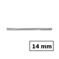 GBC Espiral metálica 5:1 | 14 mm | negro | 100 unidades ESP915114 426051