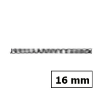 GBC Espiral metálica 5:1 | 16 mm | negro | 100 unidades ESP915116 426052