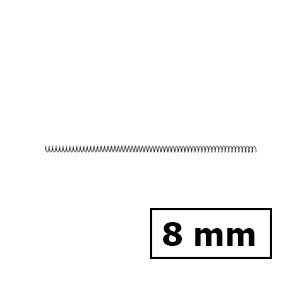 GBC Espiral metálica 5:1 | 8 mm | negro | 100 unidades ESP915108 426048 - 1