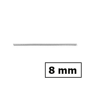 GBC Espiral metálica 5:1 | 8 mm | negro | 100 unidades