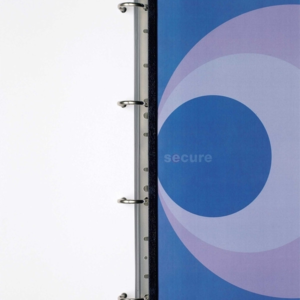 GBC FileStrips Tira de archivador | PVC | A4 | 21 agujeros | negro | 100 unidades 207855 - 1