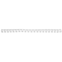 GBC IB1612 espiral metalica | 12 mm | plateado | 100 unidades 207230