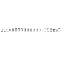 GBC IB1650 espiral metalica | 6mm | negro | 100 unidades IB165023 207208