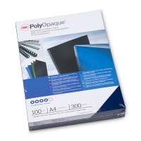 GBC IB387265 Tapas de encuadernacion PolyOpaque | 300 micras | azul oscuro | 100 unidades IB387265 207466