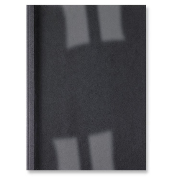 GBC IB4516 LeatherGrain ThermaBind Dossiers termicos | 6 mm | negro | 100 unidades