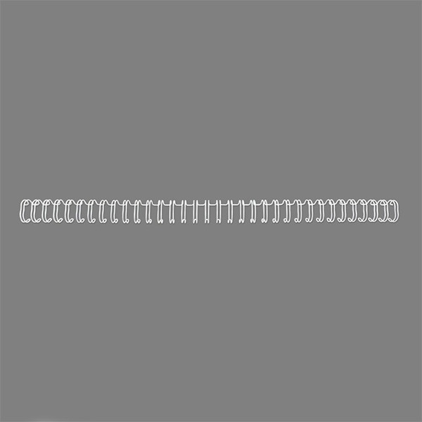 GBC RE8103 espiral metalica | 5 mm | blanco | 250 unidades 207703 - 1