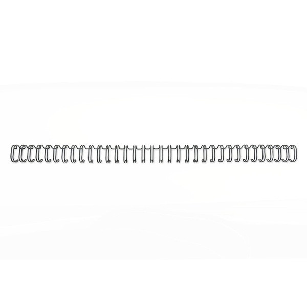 GBC RE810410 espiral metalica | 6 mm | negro | 250 unidades 207705 - 1