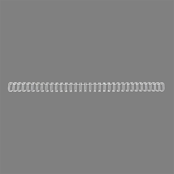 GBC RE810470 espiral metalica | 6 mm | blanco | 250 unidades