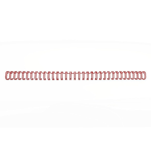 GBC RE810630 espiral metalica | 9,5 mm | rojo | 250 unidades