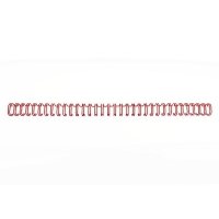 GBC RE810630 espiral metalica | 9,5 mm | rojo | 250 unidades 207717