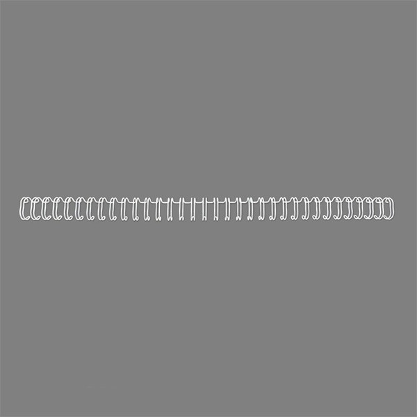 GBC RE810670 espiral metalica | 9,5 mm | blanco | 250 unidades
