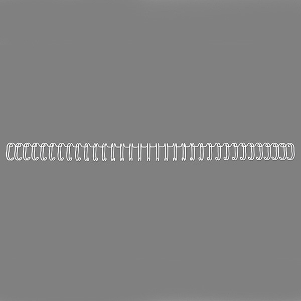 GBC RG8104 espiral metalica | 6mm | blanco | 100 unidades RG810470 207246 - 1