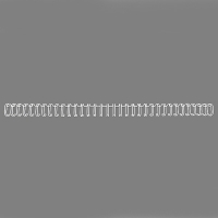 GBC RG8104 espiral metalica | 6mm | blanco | 100 unidades RG810470 207246
