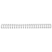 GBC RG8104 espiral metalica | 6mm | plateado | 100 unidades RG810497 207248