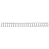 GBC RG8104 espiral metalica | 6mm | plateado | 100 unidades 207248 - 1