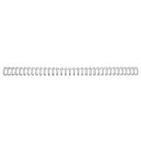 GBC RG8108 espiral metalica | 12,5 mm | plateado | 100 unidades 207272