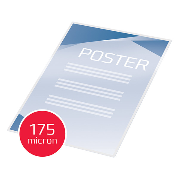 GBC fundas de laminacion de documentos | A3 | brillante | 2x175 micras | 100 unidades 207072 - 4