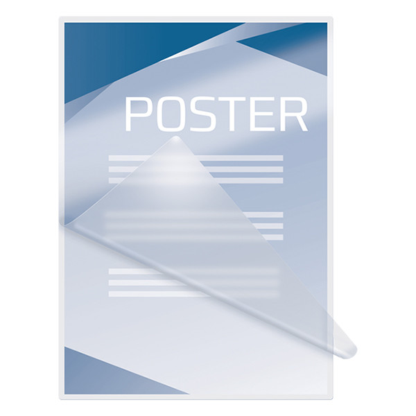 GBC fundas de laminacion de documentos | A3 | brillante | 2x80 micras | 100 unidades IB583032 207064 - 3