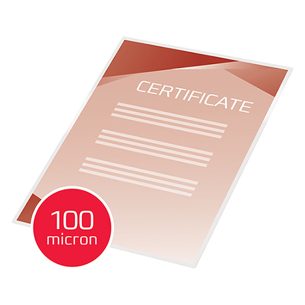 GBC fundas de laminacion de documentos | A4 | brillante | 2x100 micras | 100 unidades 3740306 207002 - 4