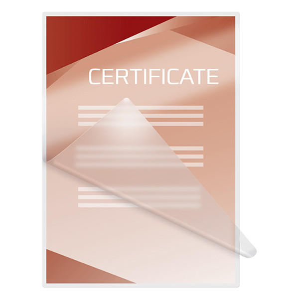 GBC fundas de laminacion de documentos | A4 | brillante | 2x250 micras | 100 unidades 207592 - 3