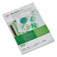 GBC fundas de laminacion de documentos | A4 | brillante | 2x80 micras | 25 unidades 207590