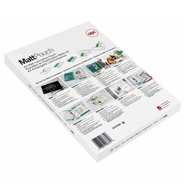 GBC fundas de laminacion de documentos | A4 | mate/brillante | 2x75 micras | 50 unidades