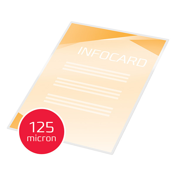 GBC fundas de laminacion de documentos | A7 | brillante | 2x125 micras | 100 unidades IB581076 207020 - 4