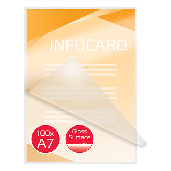 GBC fundas de laminacion de documentos | A7 | brillante | 2x125 micras | 100 unidades IB581076 207020 - 5