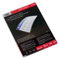 GBC fundas de laminacion rapida de documentos A4 | brillante | 2x80 micras | 100 unidades 207621