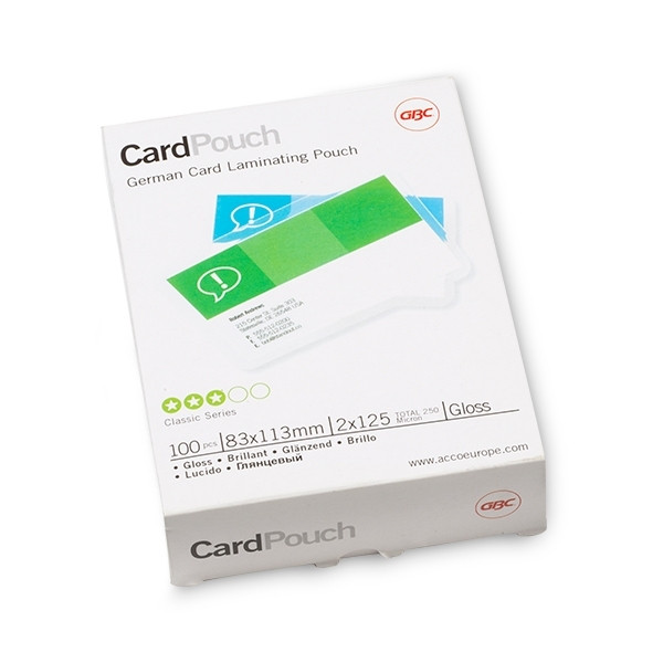 GBC fundas de laminar | 83 x 113 mm | brillante | 2x125 micras | 100 unidades