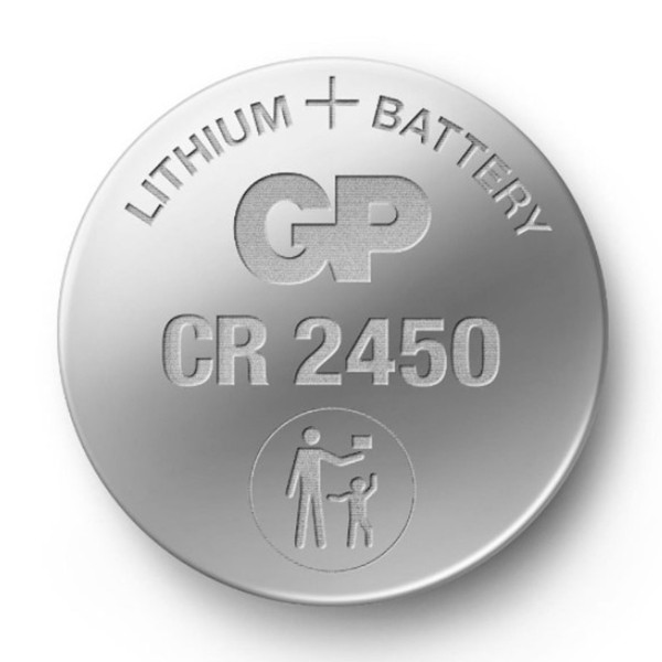 Pilas de botón de litio: Pila de botón de litio CR2450