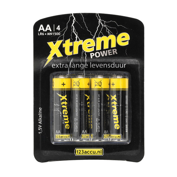GRATIS 123tinta Xtreme Power AA/LR06/MN1500 Pilas Alcalinas (4 unidades) ADR00022 - 1