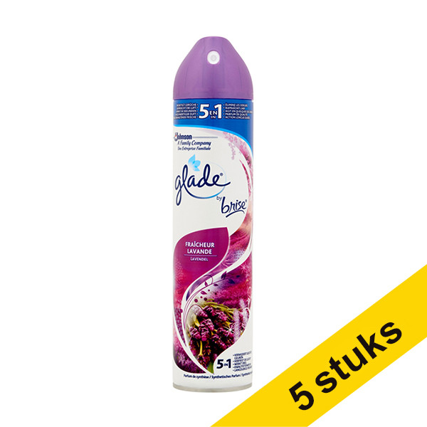 Pack Ahorro: 5x Glade Brise Relaxing Zen ambientador en spray (300 ml) SGL00064 - 1