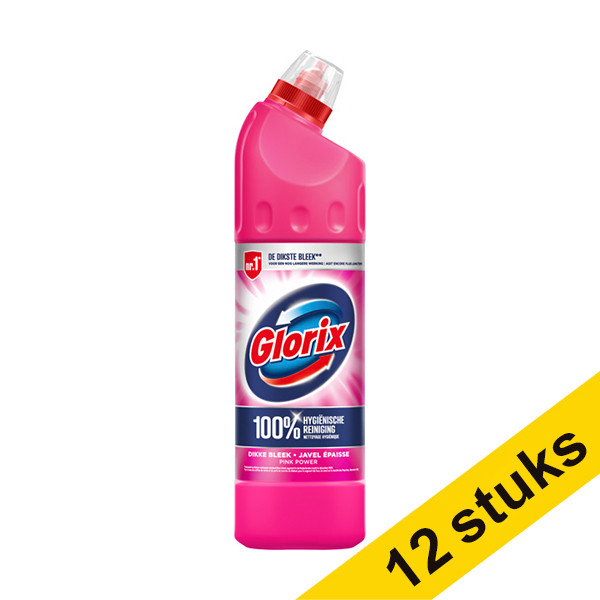 Pack Ahorro: 12x Glorix lejía Flor Rosa (750 ml) SGL00030 - 1
