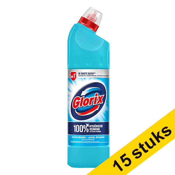 Pack Ahorro: 15x Glorix lejía eucalipto Oxford Atlantic (750 ml) SGL00061 - 1