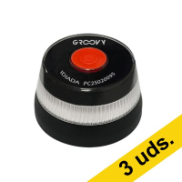 Groovy Luz de emergencia V16 baliza homologada DGT con geolocalización | Pack 3 uds 426824