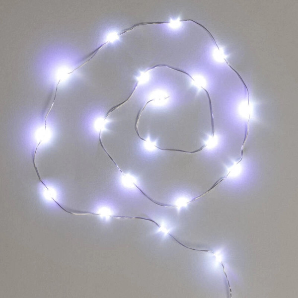 Guirnalda LED Luz Fría a pilas 5M  425775 - 1