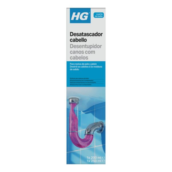 HG Desatascador de Cabello 450 ml SHG00293 - 1