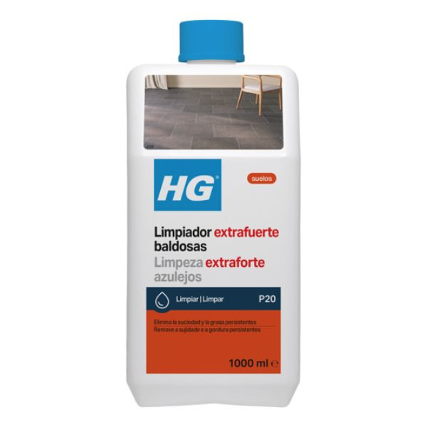 HG Limpiador Extrafuerte Baldosas 1 Litro SHG00069 - 1