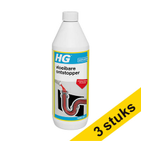 Pack Ahorro: 3x HG limpiadores de desagües líquidos (1 litro)