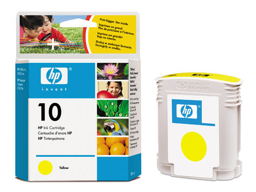 hp 10 c4842ae cartucho de tinta amarillo original