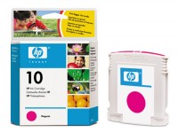 HP 10 (C4843AE) cartucho de tinta magenta (original) C4843AE 030300