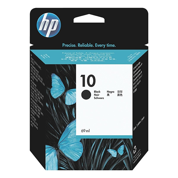 HP 10 (C4844AE) cartucho de tinta negro XL (original) C4844AE 030270 - 1