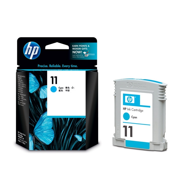 HP 11 (C4836AE) cartucho de tinta cian (original) C4836AE 030390 - 1