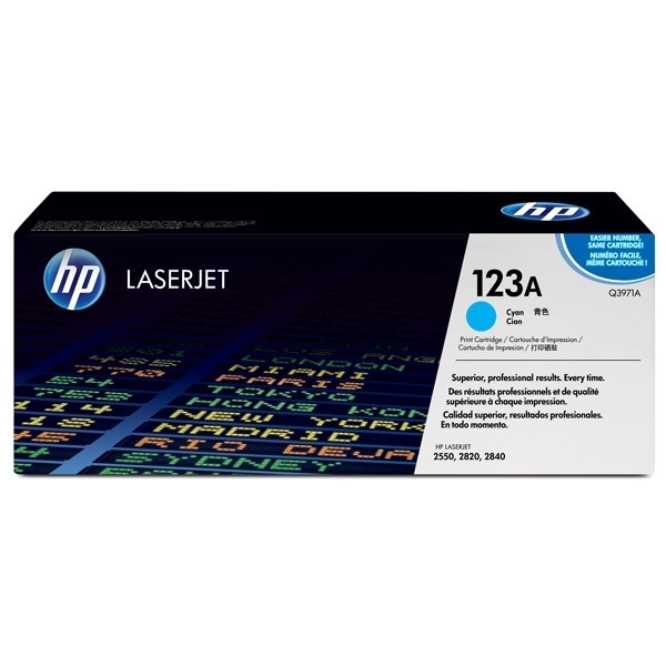 HP 123A (Q3971A) toner cian (original) Q3971A 039470 - 1